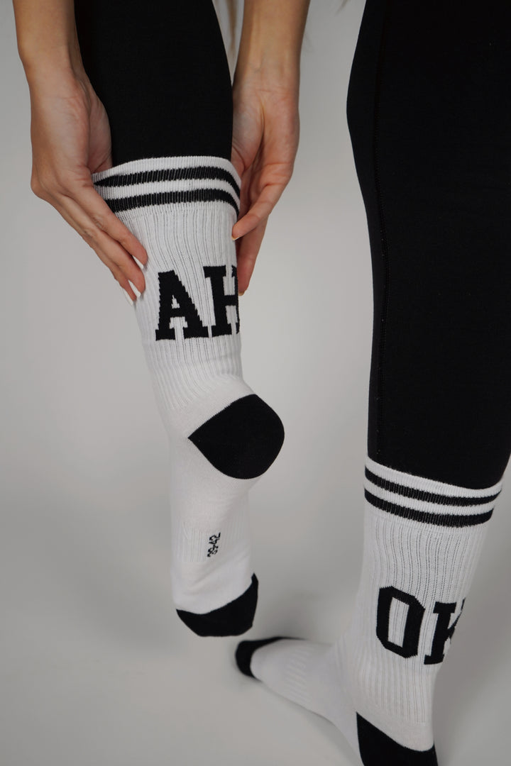 Crew Socks 'Ah Ok' 1-6 Paar Unisex Tennissocken