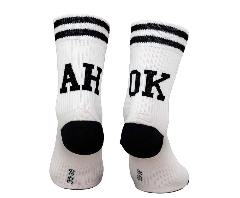 Crew Socks 'Ah Ok' 1-6 Paar Unisex Tennissocken
