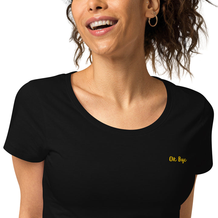 Damen T-Shirt "Ok Bye" aus Bio Baumwolle